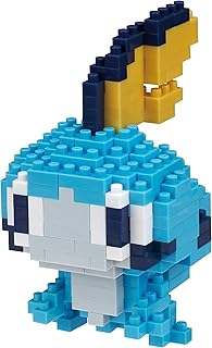 nanoblock KAWADA Sobble [PokÃ©mon], PokÃ©mon Series Building Kit, Multicolored, 210, (NBPM-061)