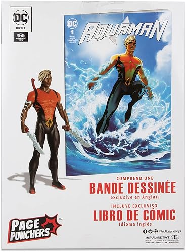 Miniatura 11 de McFarlane Toys DC Direct Page Punchers Aqualad - Figura de acción de 7 pulgadas con Aquaman Comic