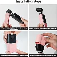 Vista 8 de Funda protectora para DJI Osmo Pocket 3, Pocket3, funda protectora de silicona compatible con DJI OSMO Pocket 3 accesorios, funda de moda OSMO