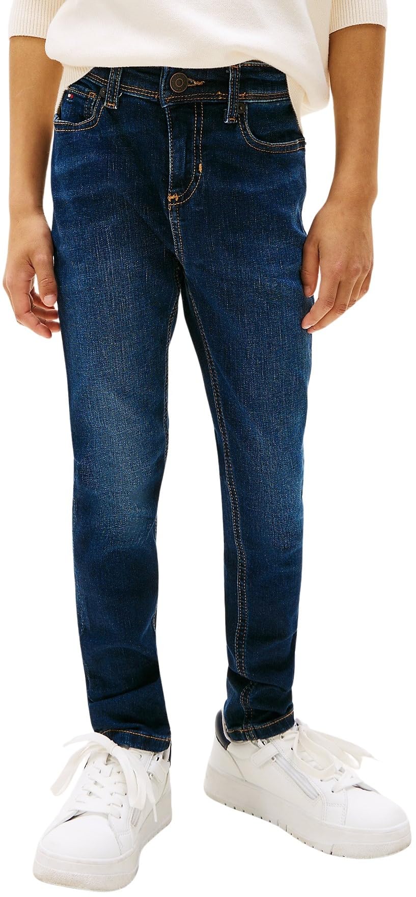 Tommy Hilfiger Boy's Boys Scanton Y Slim, Denim (Darkused), 5 Years
