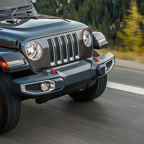 Miniatura 7 de Linskip Cubiertas de gancho de remolque compatibles con Jeep Wrangler 4XE JL JK y Gladiator JT 2007-2024, protectores de goma para gancho de