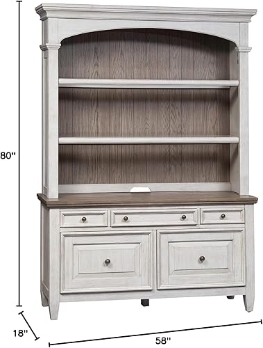 Liberty Furniture Industries Heartland Credenza & Hutch - Thumbnail 5