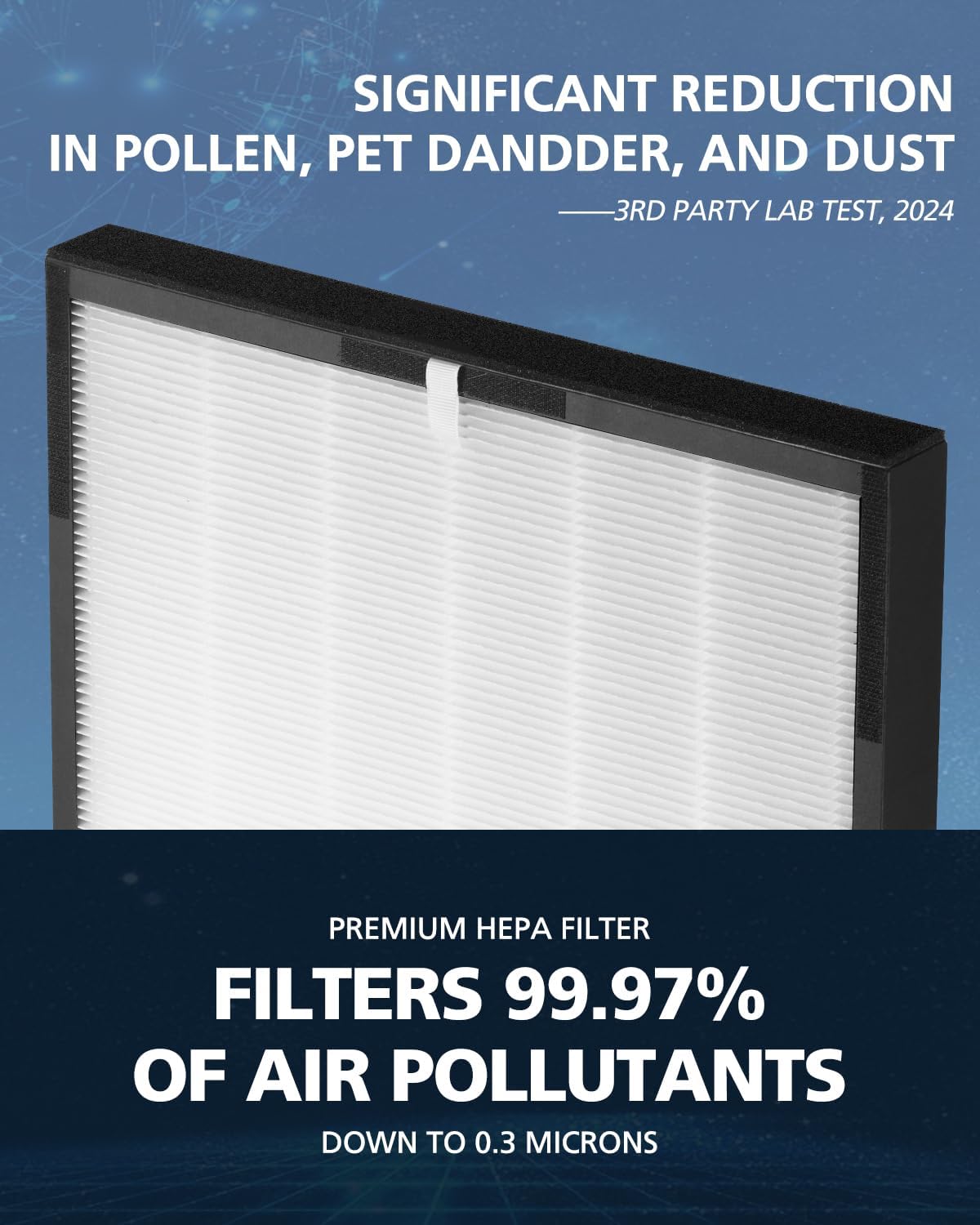 FLT5900 Filter J Replacement For G-Guardian AC5900WCA & AC5900WDLX Air Purifier 99.97% Powerful Filtration Includes 2 HEPA Filters and 6 FLT21CB4 Activated Carbon Pre-Filters - Image 4