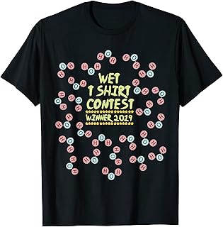 Homme T-shirt humoristique « Wet Winner » | Cadeau blague de chimie d'eau T-Shirt