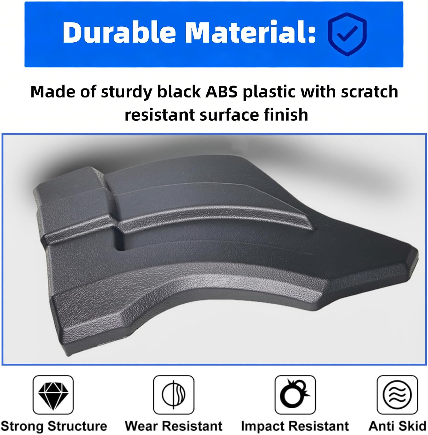 STSEV01 Front Bumper Corner Protector Fit for Ford F150 F-150 2021-2023 Accessories XL/XLT/Lariat/Limited/Tromer, 2pcs Add-on Bumper Corner Anti Scratch Protective Panel Caps Cover (Matte Black)