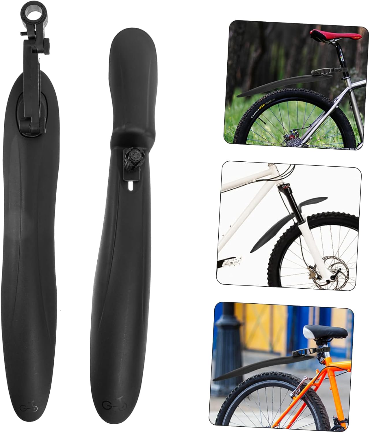 1Pair Bike Mud Guards Mountain Bike Lightweight Material Protection for Bikes Essential Splash Guard Accessories