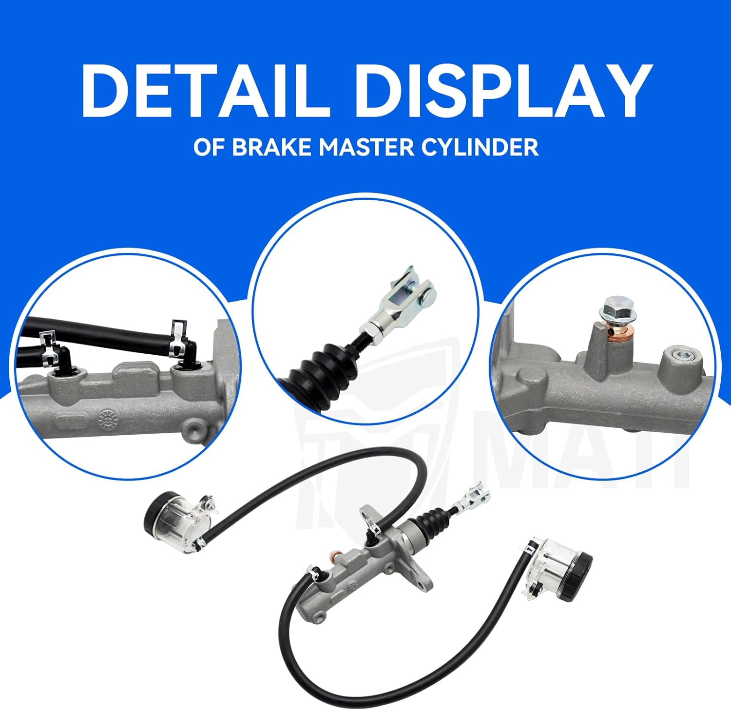 M MATI Brake Master Cylinder for Can Am Maverick X3/Turbo/Trail/Sport Defender Max/Pro/HD Commander 1000/700/Max 705601863 705601549 705601802 705601461
