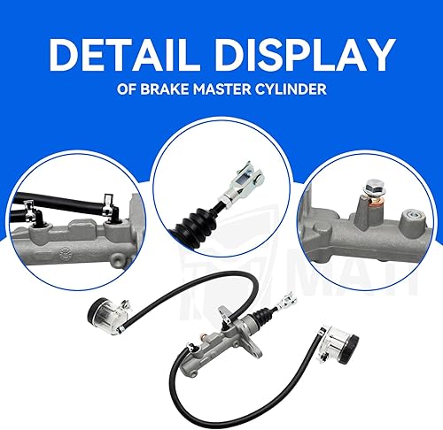 Miniatura 4 de M MATI Cilindro maestro de freno para Can Am Maverick X3TurboTrailSport Defender MaxProHD Commander 1000700Max 705601863 705601549 705601802