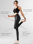 Yogaration Workout Leggings for Women with Pockets, High-Waisted Compression Gym Leggings, Non-See-Through Yoga Pants