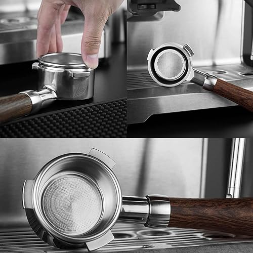 Miniatura 5 de Cesta de filtro portafiltro de 0.63-0.78 oz 2.126 in para máquinas Breville Espresso Machines, se adapta a máquinas Breville Sage Espresso Express,