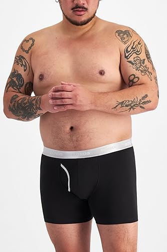 Miniatura 6 de Bonds Calzoncillos tipo bóxer Guyfront de longitud media en algodón para hombre, paquete de 3