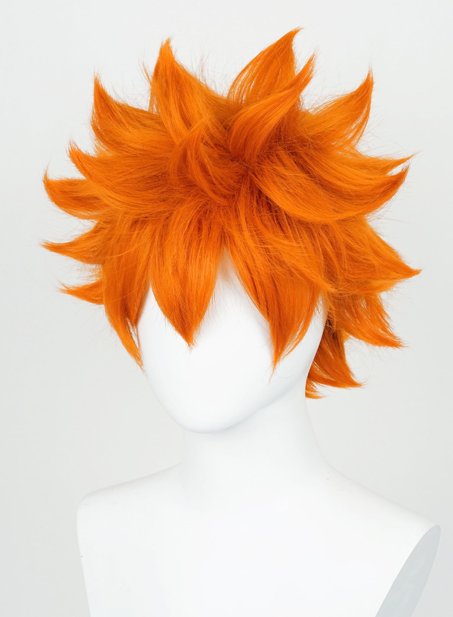 OSIAS Shoyo Hinata Wig Orange Fluffy Short Synthetic Heat Resistant Hair - Image 4