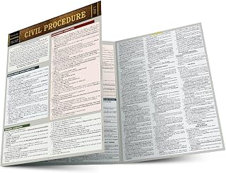 Civil Procedure: QuickStudy Laminated Reference Guide