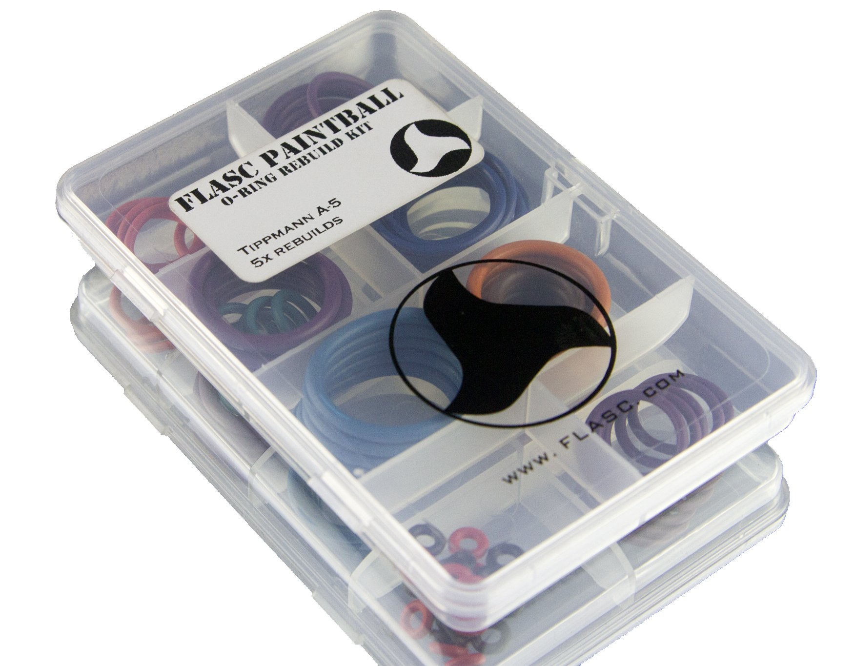 Tippmann A5 / X7 Classic 5x color coded paintball o-ring rebuild kit