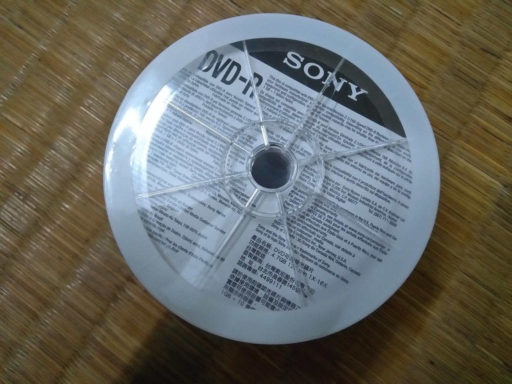 Sony DVD-R Media 50 Pack - Buy Sony DVD-R Media 50 Pack Online at Low ...