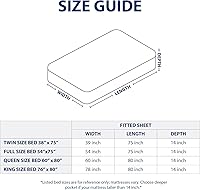 Vista 6 de Sábanas bajeras Cathay Home, individuales, de poliéster suave como la seda