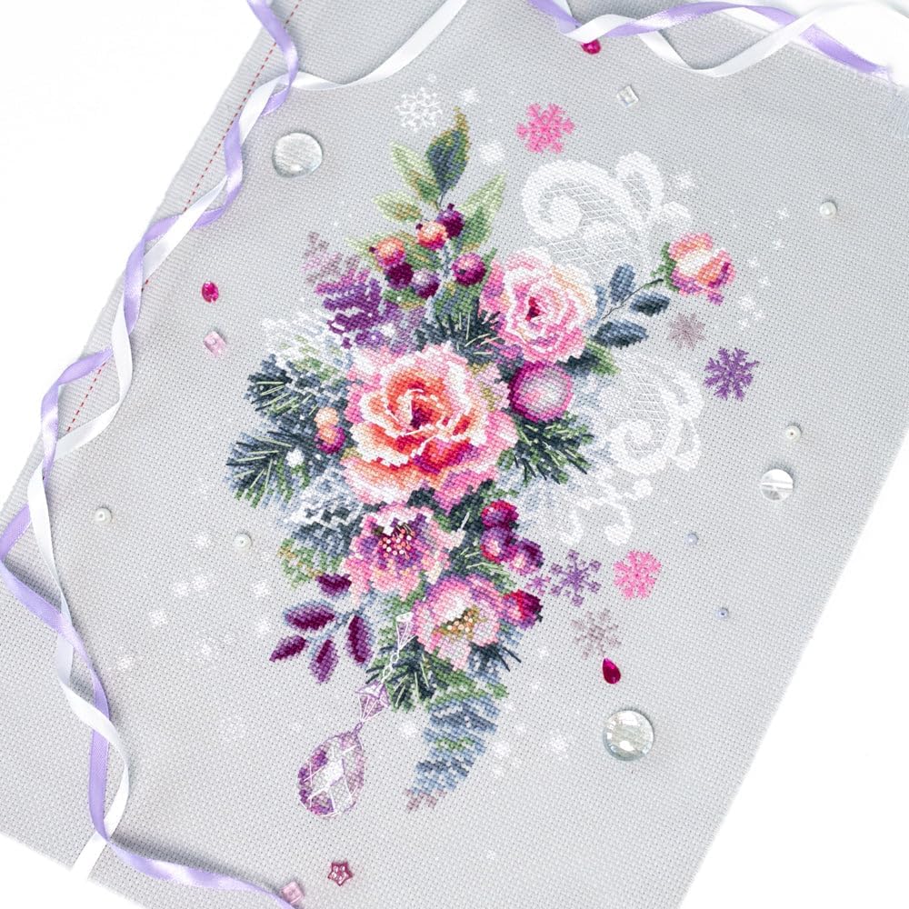 Wizardi Counted Cross-Stitch Kit Winter Fancy 200-248 Magic Needle