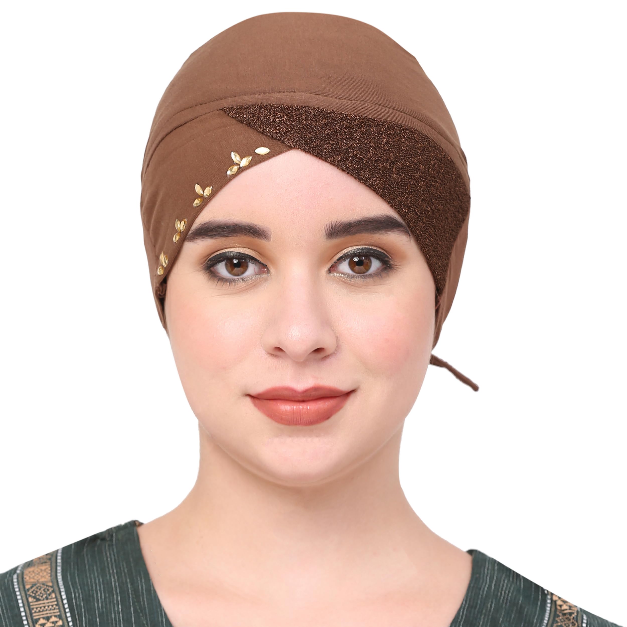 Envius Turban Design Cotton layer Muslim women Under Hijab Cap-image-25