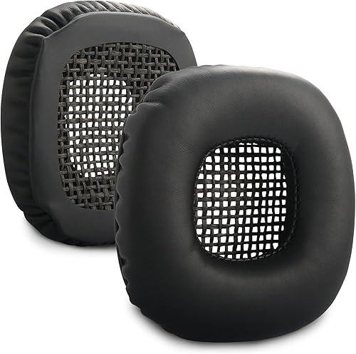 Major I - Almohadillas de repuesto compatibles con auriculares Bluetooth Marshall Major IMajor II, orejeras de piel de proteína y espuma