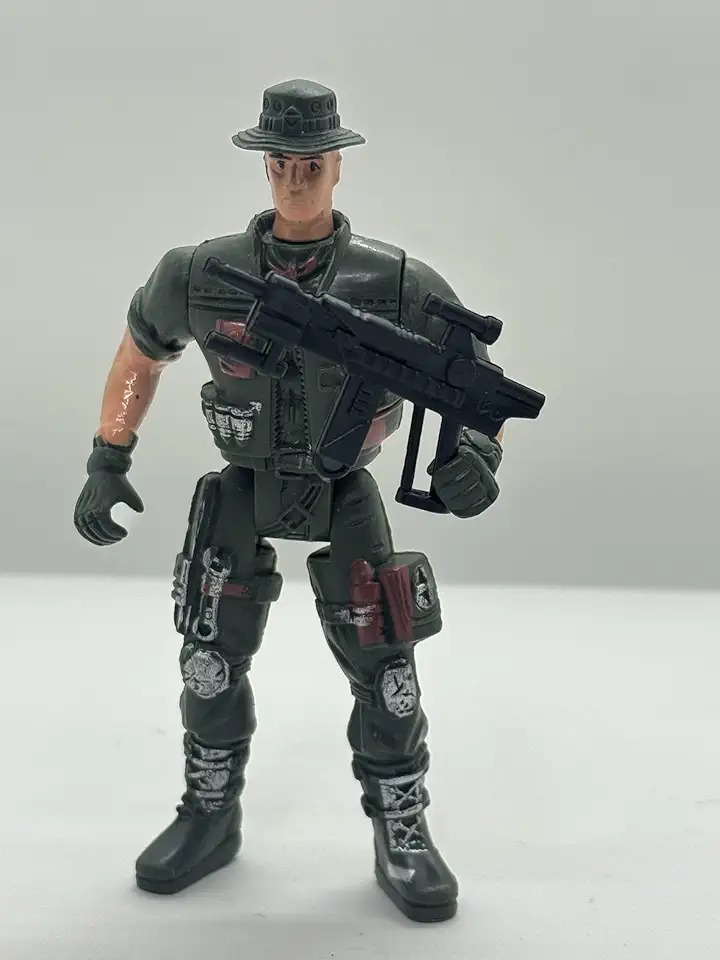 Kit Soldados Exército Brinquedo Menino Soldado Plástico Kit Força Especial Guerra Soldadinhos Ação Militar (Kit 1 Soldado + Acessório)