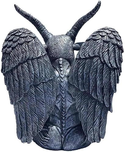 Miniatura 3 de Kreepsville 666 Salero y pimentero de cabeza de cabra Baphomet