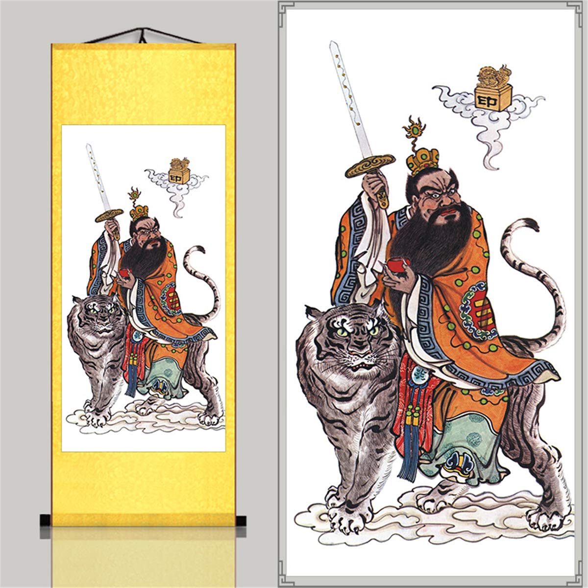 Zzooi Chinese Taoism Art Zhang Tianshi Painting Zhang Tian Shi