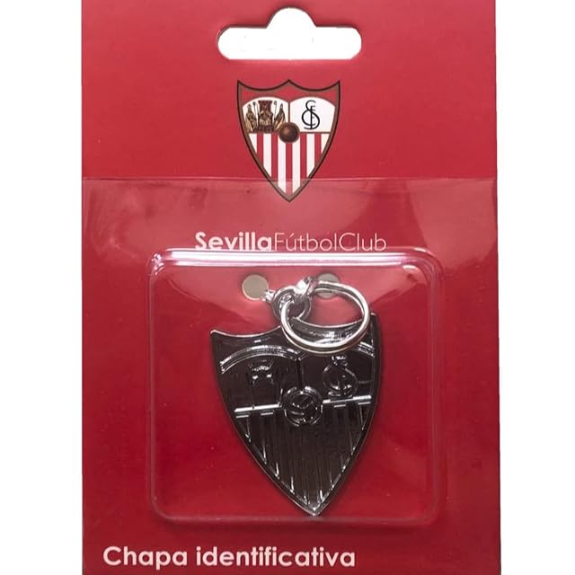 SEVILLA CF - Chapa Identificativa para Perro, Placa para Grabar de Identificación, Personalizada del Sevilla…