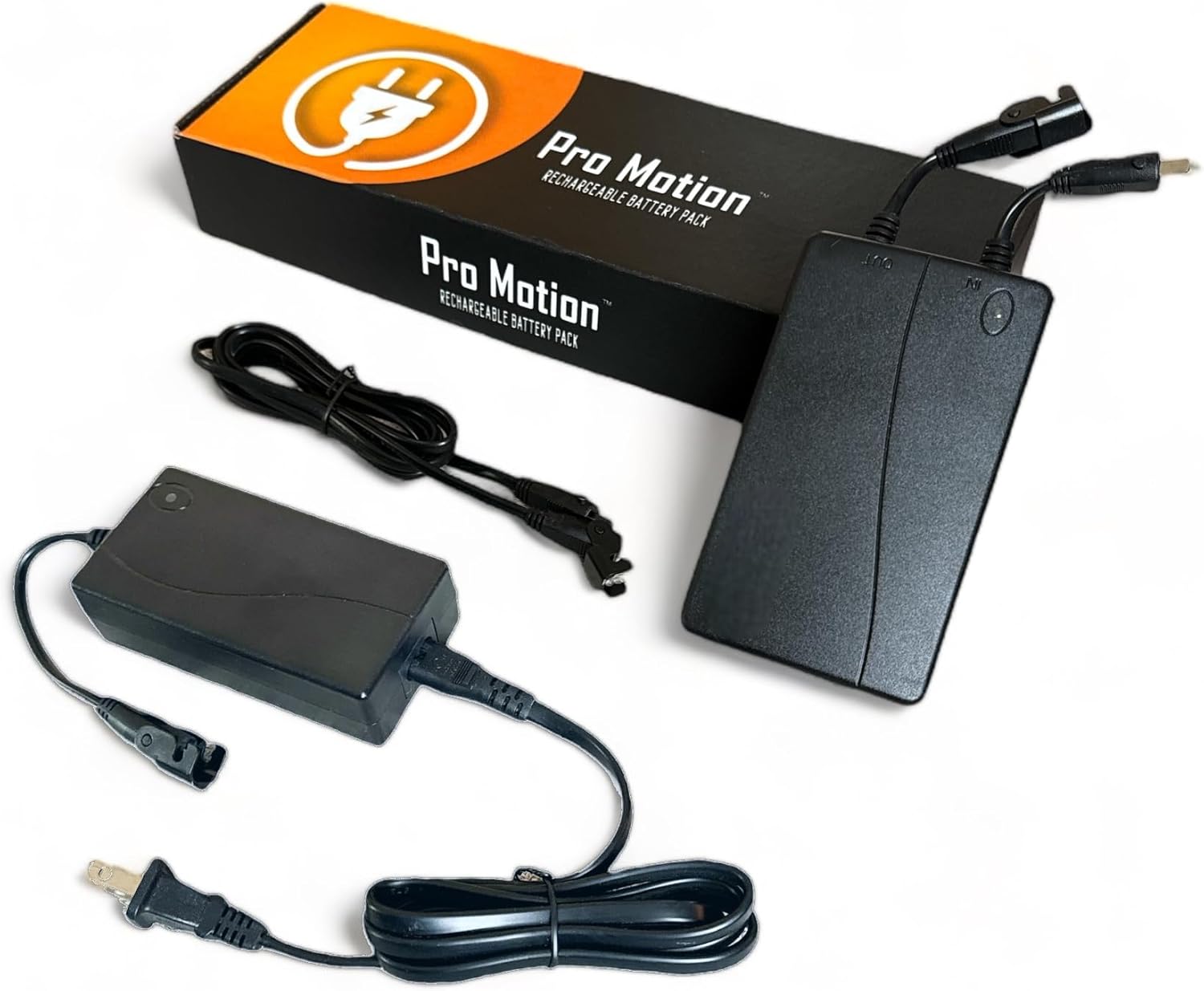 Pro Motion 1800mAh Rechargeable Battery Pack Kit for Power Furniture, Power Recliner, Sofa, Sectional, Couch Includes Charger
