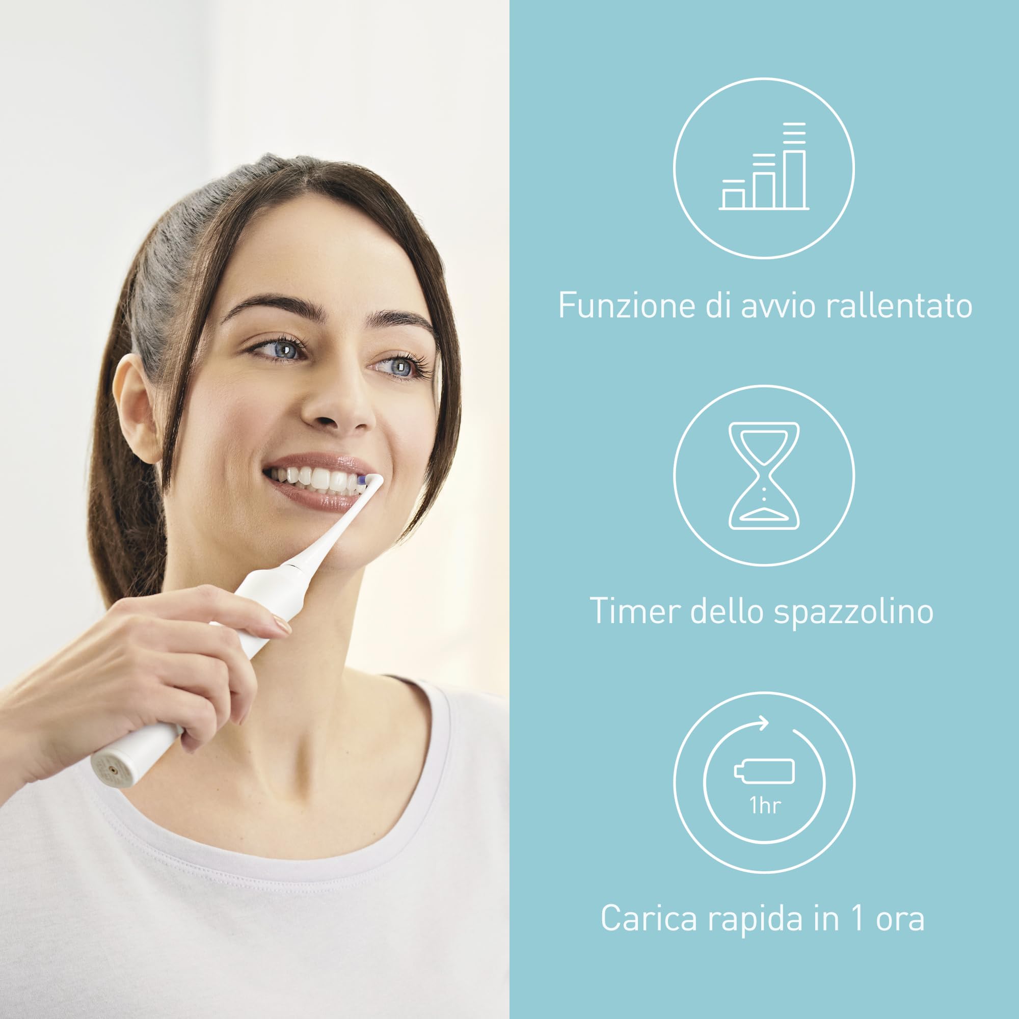 Panasonic EW-DL83-W803 Spazzolino Dentale a Vibrazioni Soniche, Bianco