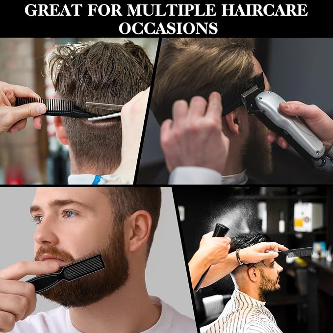 Set de 9 peines profesionales DUAIU para corte y estilo miniatura 6