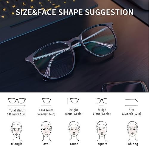 Miniatura 4 de ROCKNIGHT Lentes hexagonales con bloqueo de luz azul para hombres y mujeres, para videojuegos, computadora, teléfono, tableta, pantalla digital,