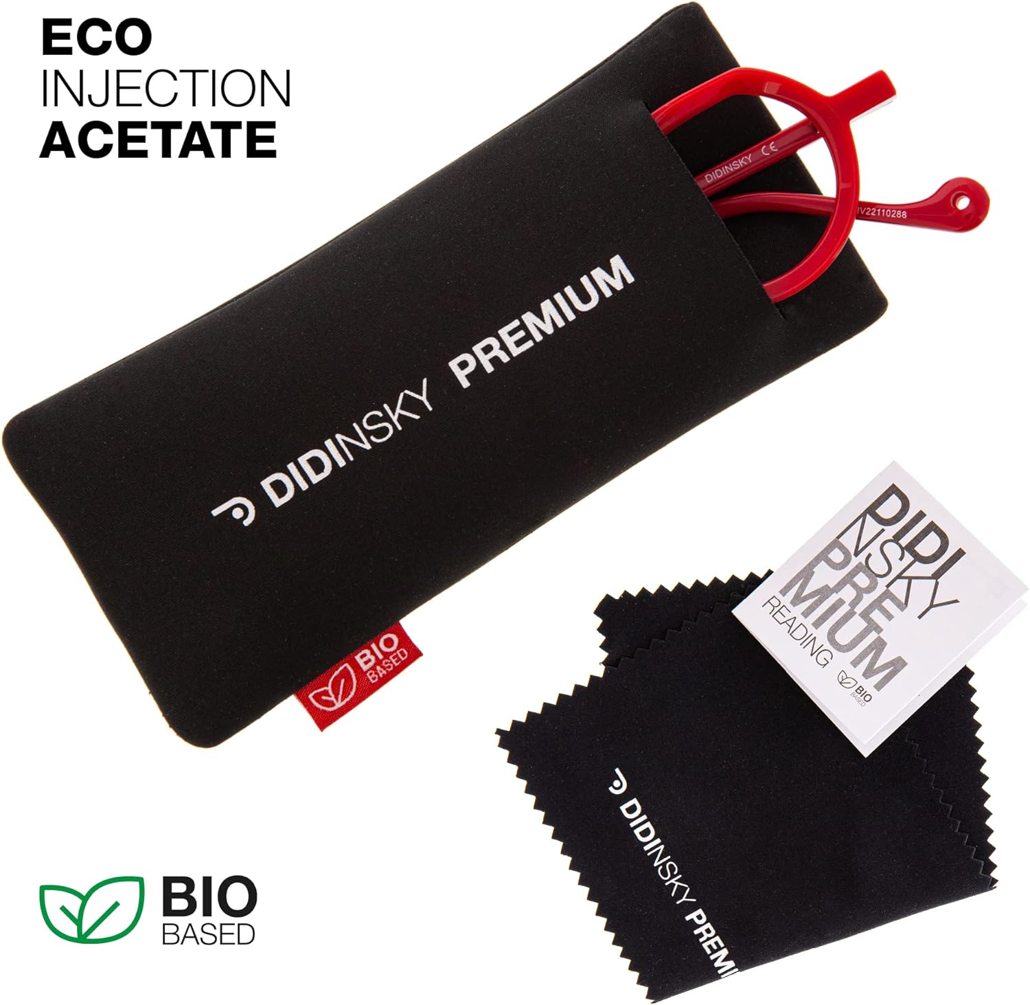 DIDINSKY READING GLASSES Blue Light Blocking Unisex Readers. Acetate Frames and Anti-Reflective Lenses - DIGRECCO