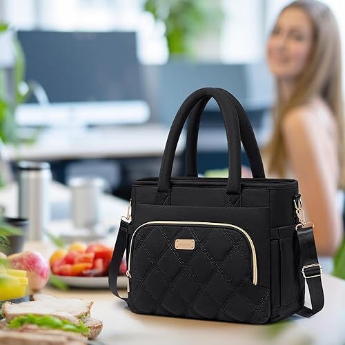 Miniatura 7 de Artelaris Lonchera térmica para mujer, lonchera aislada para adultos, a prueba de fugas, enfriador de almuerzo grande reutilizable para el trabajo,