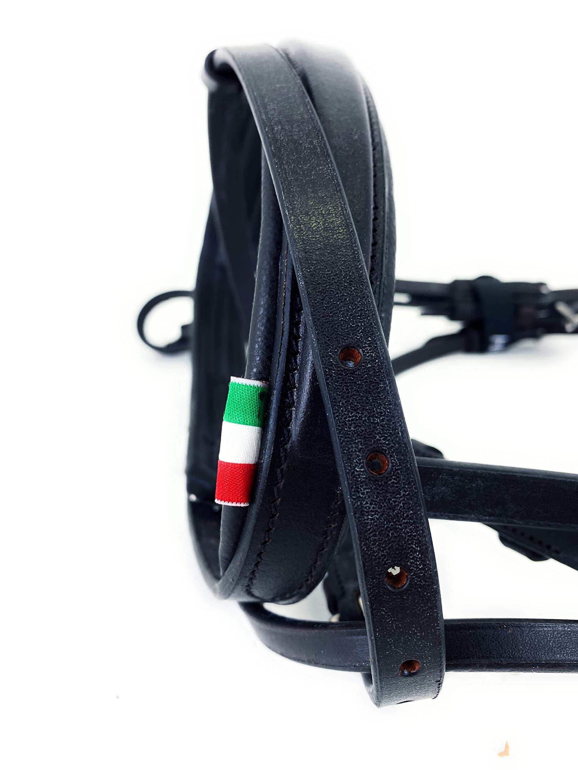 Horses Briglia Cuoio Snaffle, Briglia di qualità, Finimento Indispensabile per la Conduzione del Cavallo