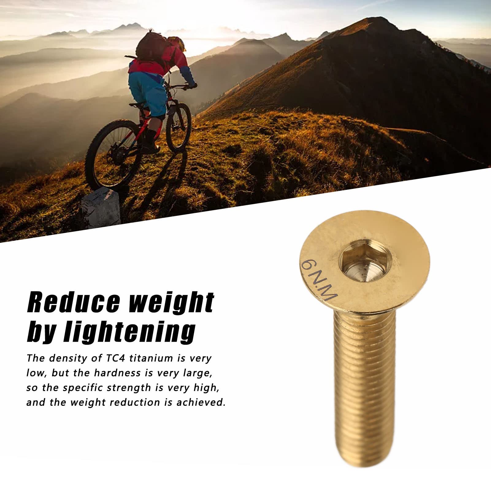 RISK - Boulon De Fixation Sans Filetage Pour Casque De Vélo