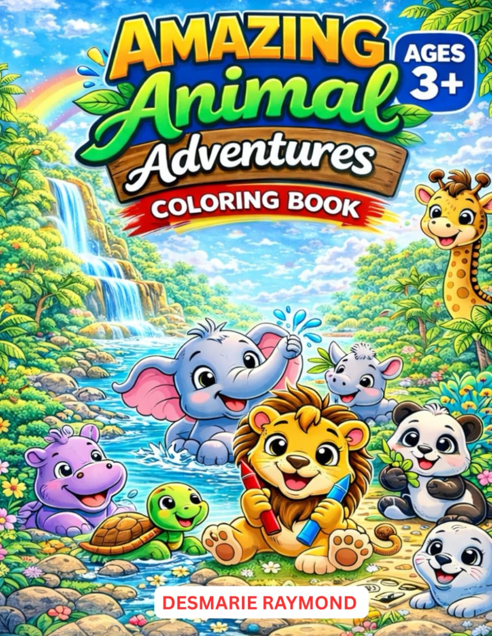 Amazing Animal Adventures Coloring Book