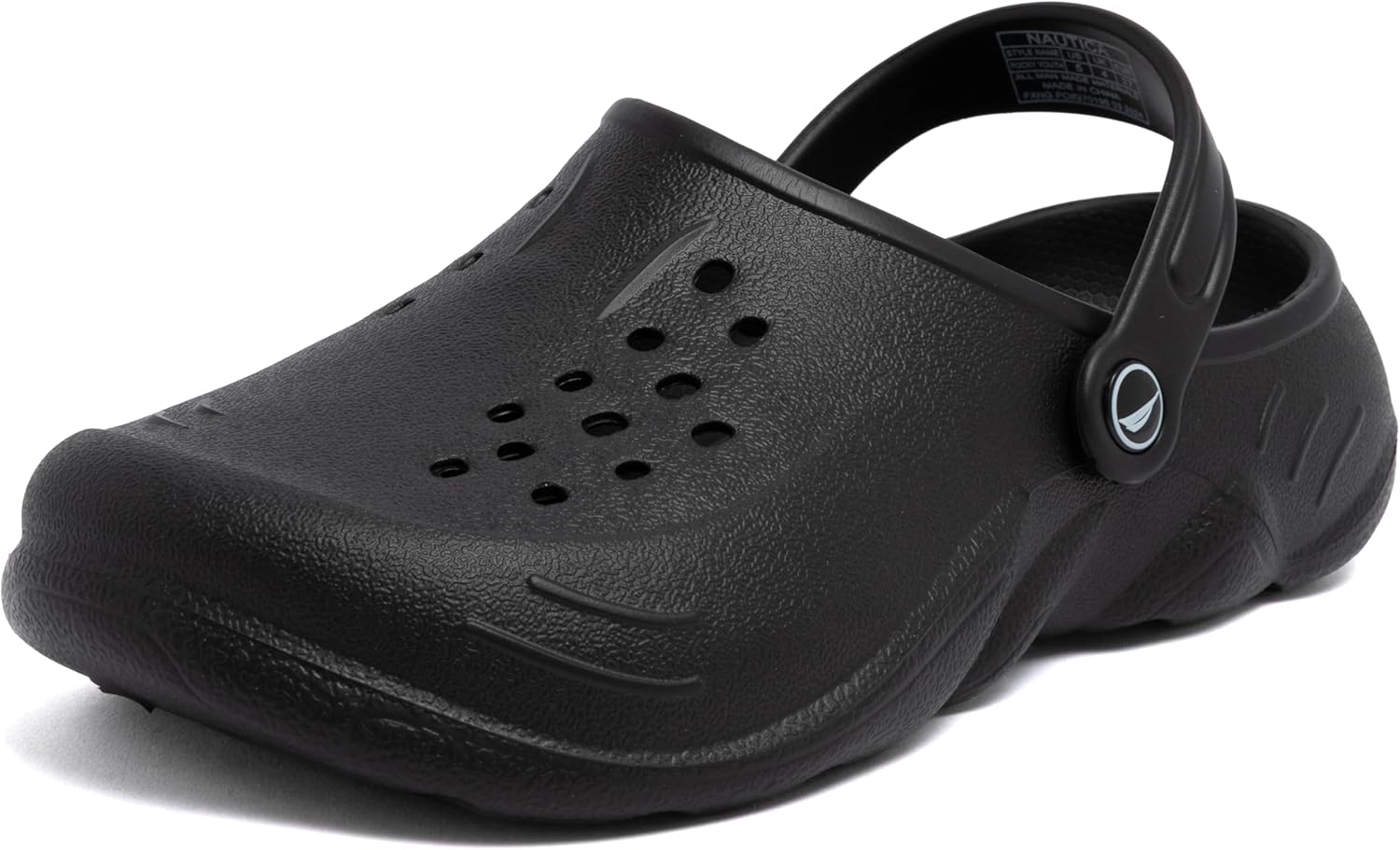 Nautica Kids Clog Sandals – Slip-On Lightweight Water Shoes with Adjustable Heel Strap – Comfortable EVA Slip-Resistant Clogs for Boys & Girls – Toddler & Youth Sizes
