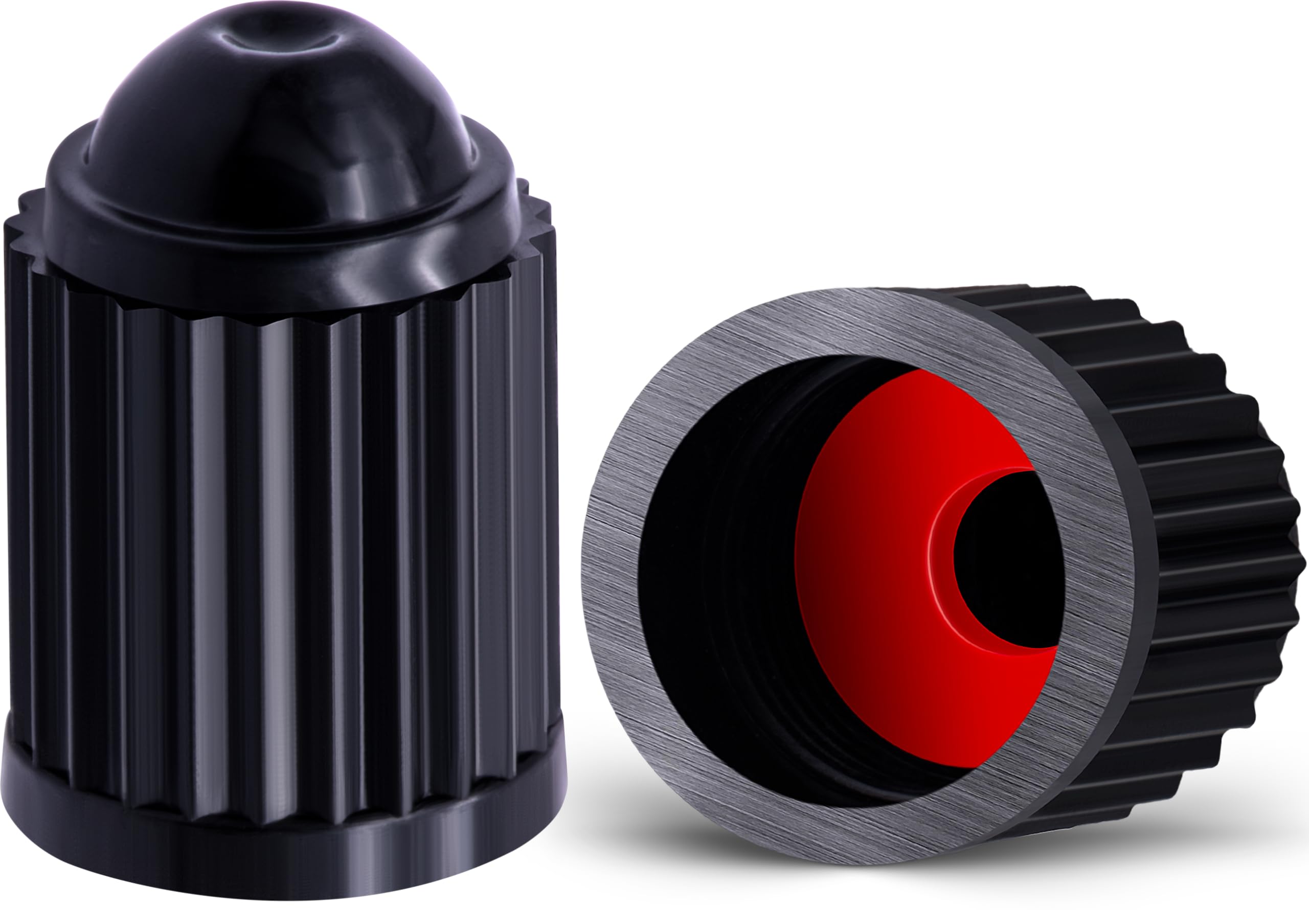 MEAJOO 20PCS Tire Valve Stem Caps, The Upgraded Version Plastic Air Caps Cover, with O-Ring Rubber Seal, Universal Tyre Valve Dust Caps for Cars, SUV,