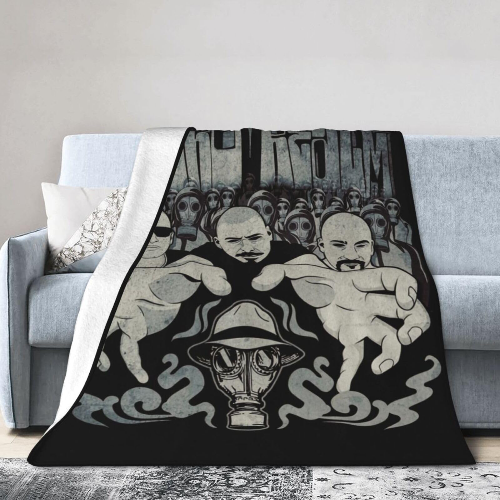 The Psycho Realm Blanket Flannel Fleece Throw Blankets for Living Room Couch Bedroom Home Sofa Decor 60"x50"