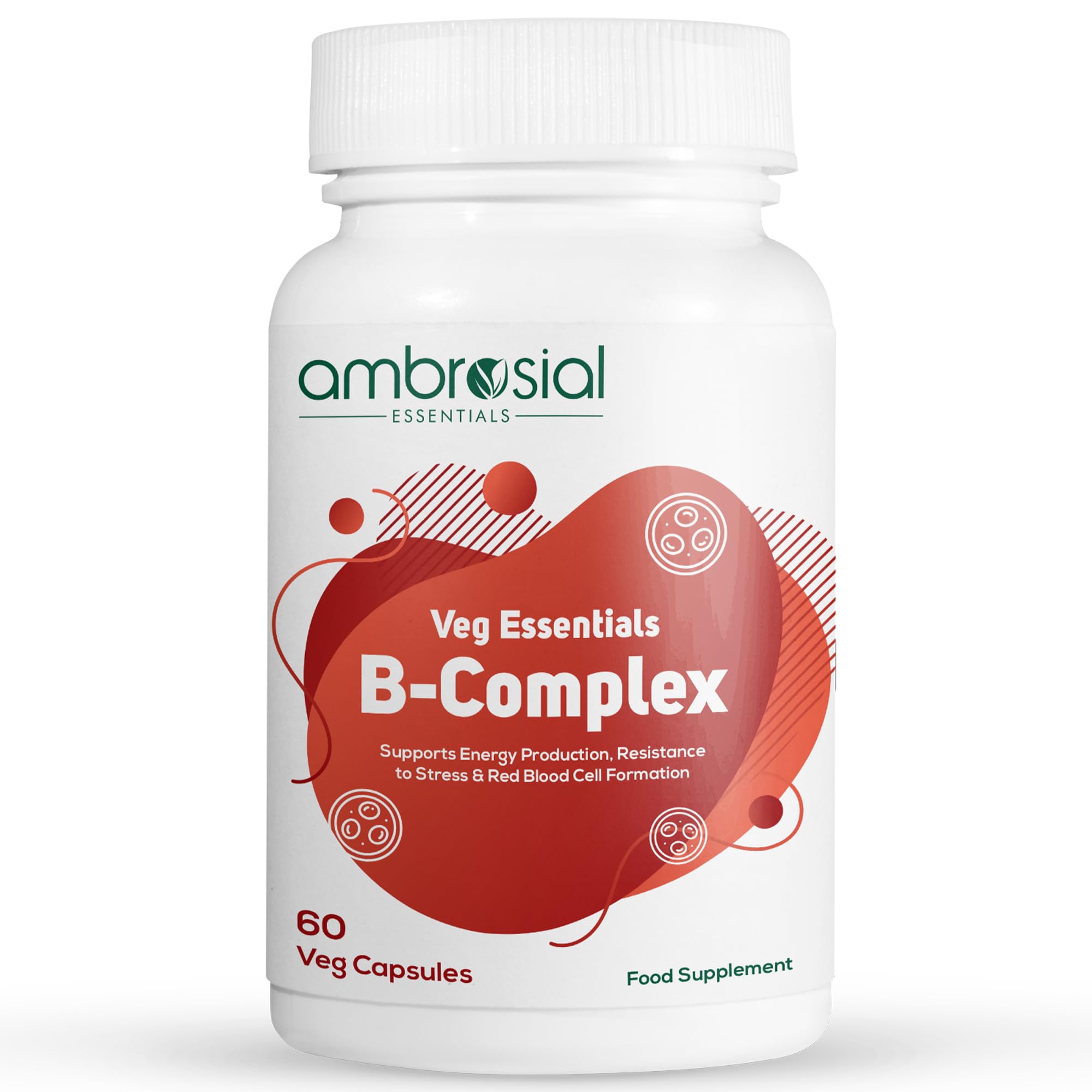 AMBROSIALB-complex 60 Veg Capsules (Pack of 1-60 Capsules)