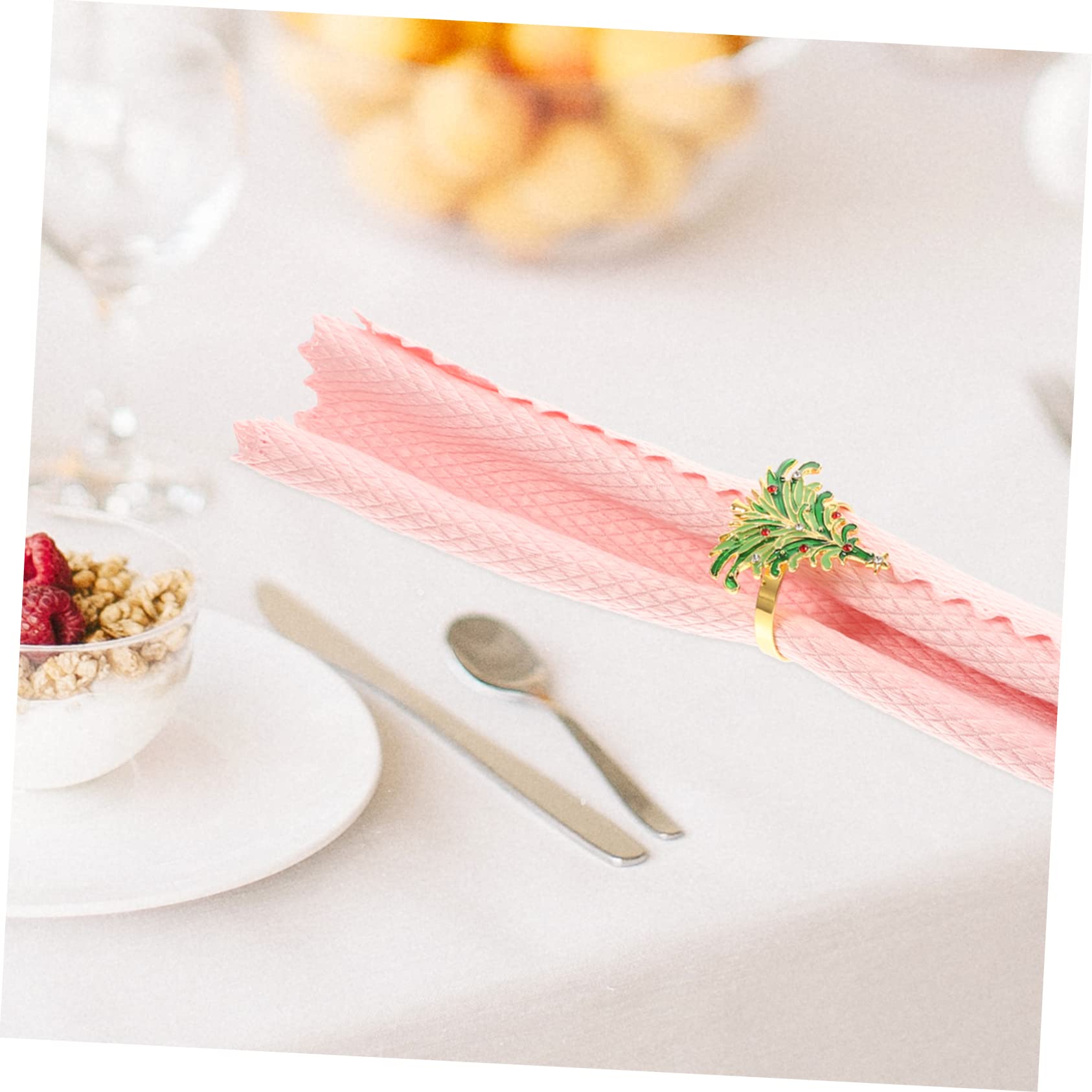 Ciieeo 3 Set Di Fibbie Porta Tovaglioli Per Albero Di Natale Decorazioni Eleganti Per Feste Del Ringraziamento E 6 Pezzi * 3