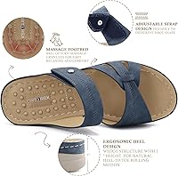 Vista 4 de Ortho + Rest Sandalias ortopédicas cómodas para mujer, sandalias ortopédicas para caminar con soporte de arco