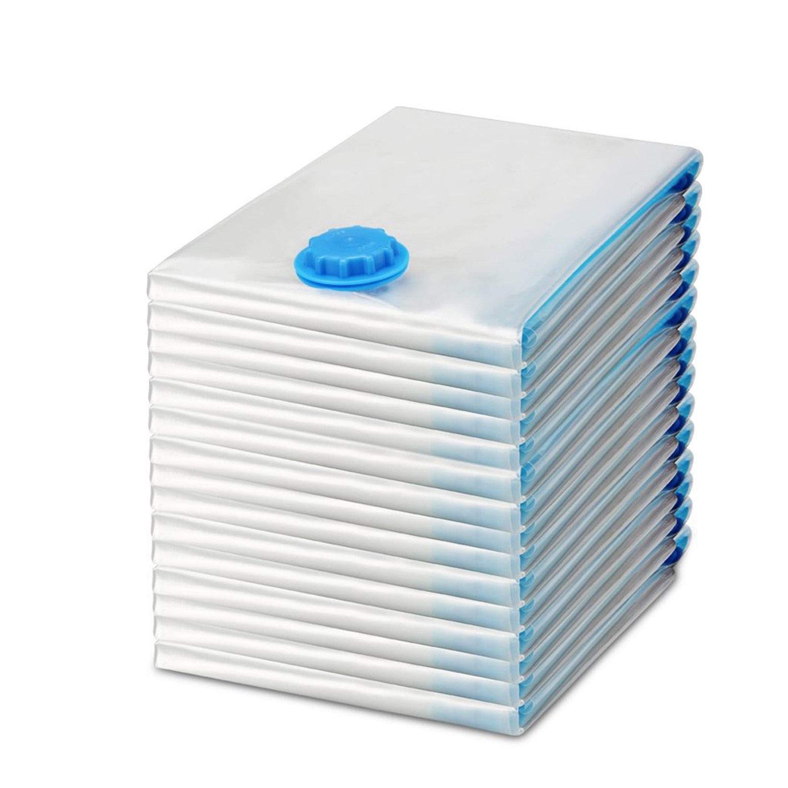 EliteKoopers 12 Pcs Large Strong Vacuum Storage Bags VAC Space Saving Compressed Bag