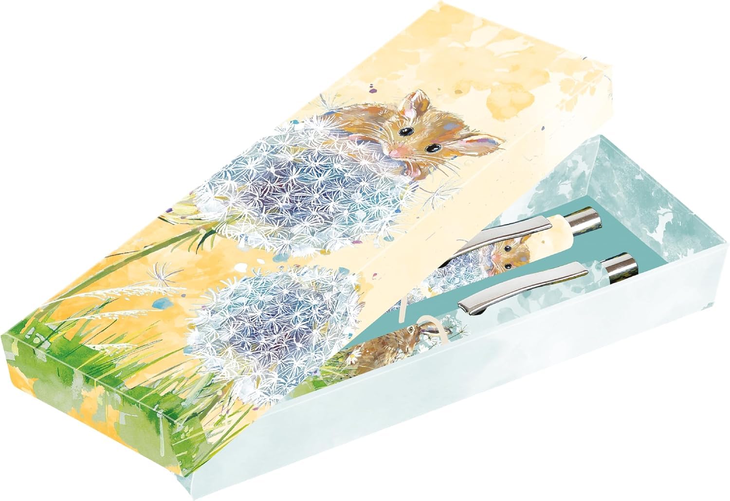 TGSC - Ballpoint Pen Gift Set | 2-pack Writing Pens For Women | Gift Pen Box | Effortless Writing, Ballpoint Pens - Ladies Pens Gift Boxed | Pretty Pens (The Wildlife)