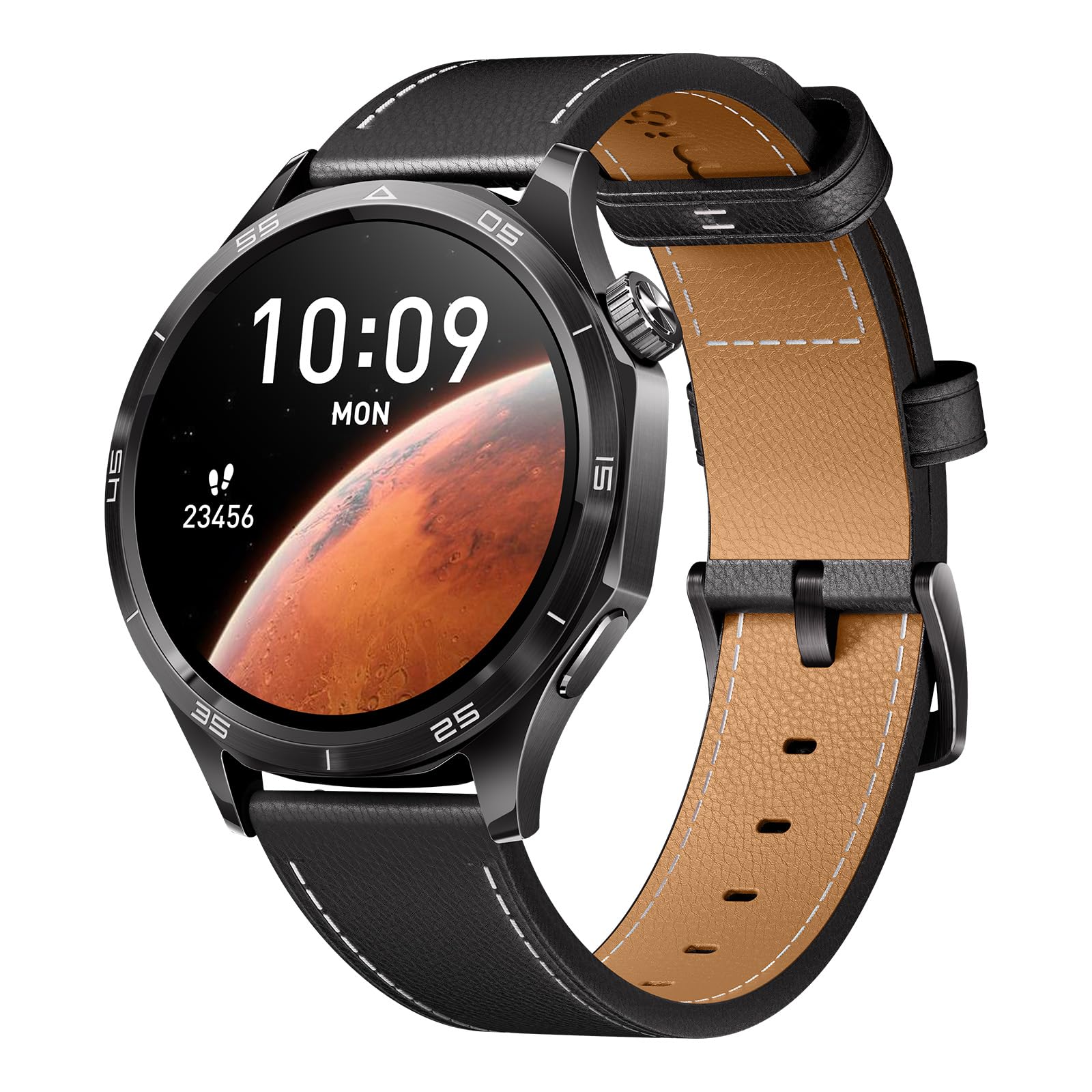 Mibro GT Montre Connectée Homme Femme, Assistant Intélligent, 5ATM Étanche | 1,43" AMOLED, 8J Autonomie,GPS Intégré, 100+ Modes Sportifs, Suivi Fréquence Cardiaque/Sommeil/SpO2, pour iOS Android(Noir)