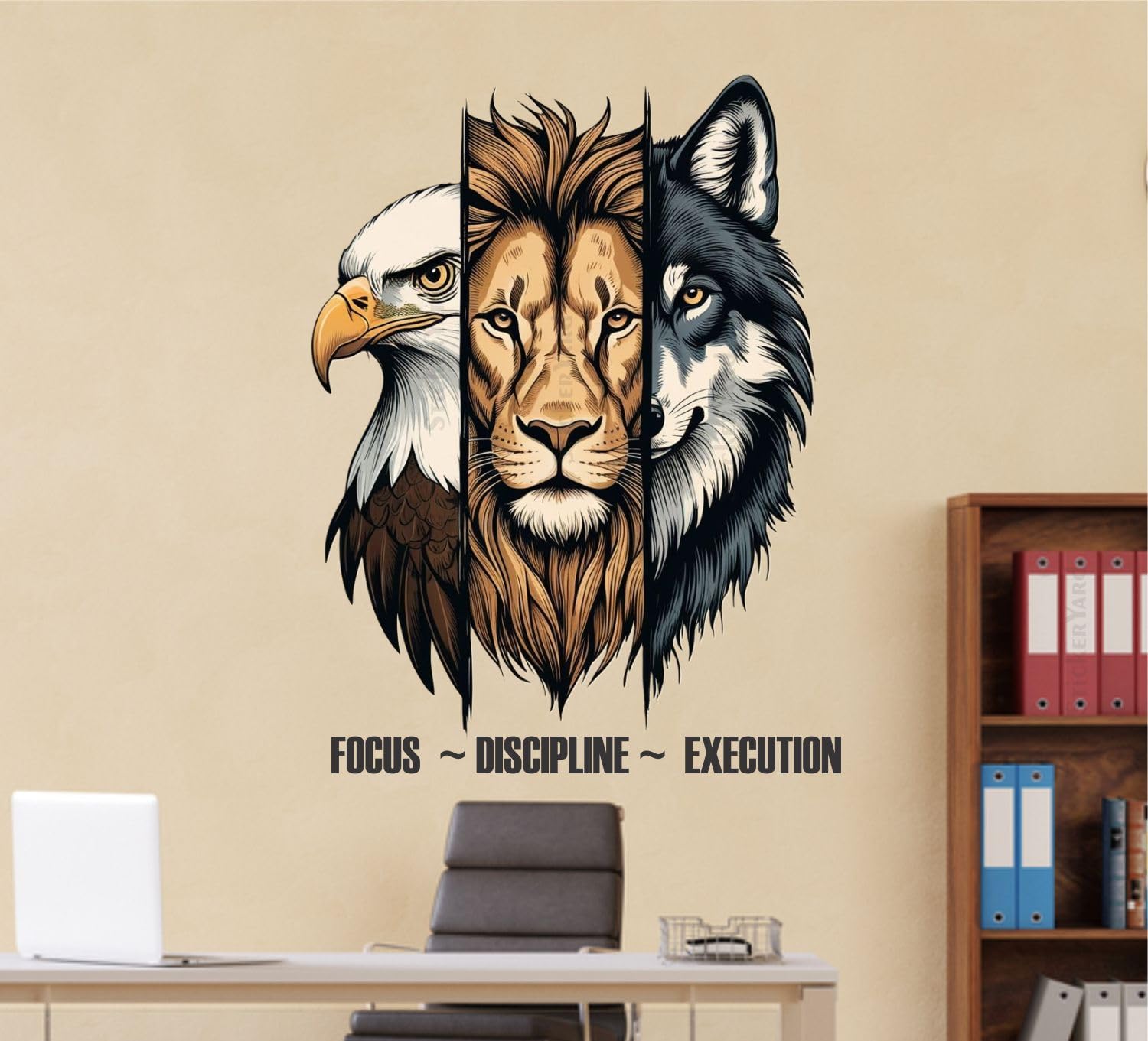 Motivational Art Design Wall Sticker Big Size Room Walls Living Bedroom Hall Vinyl Multicolor Standard Size 48X63Cm-image-14