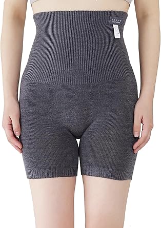 ☆m.n.☆新品未使用☆くらしきぬ　はらぱん　ショートタイプ　ブラック 冷え対策に、シルク&ウールのはらぱん（腹巻パンツ
