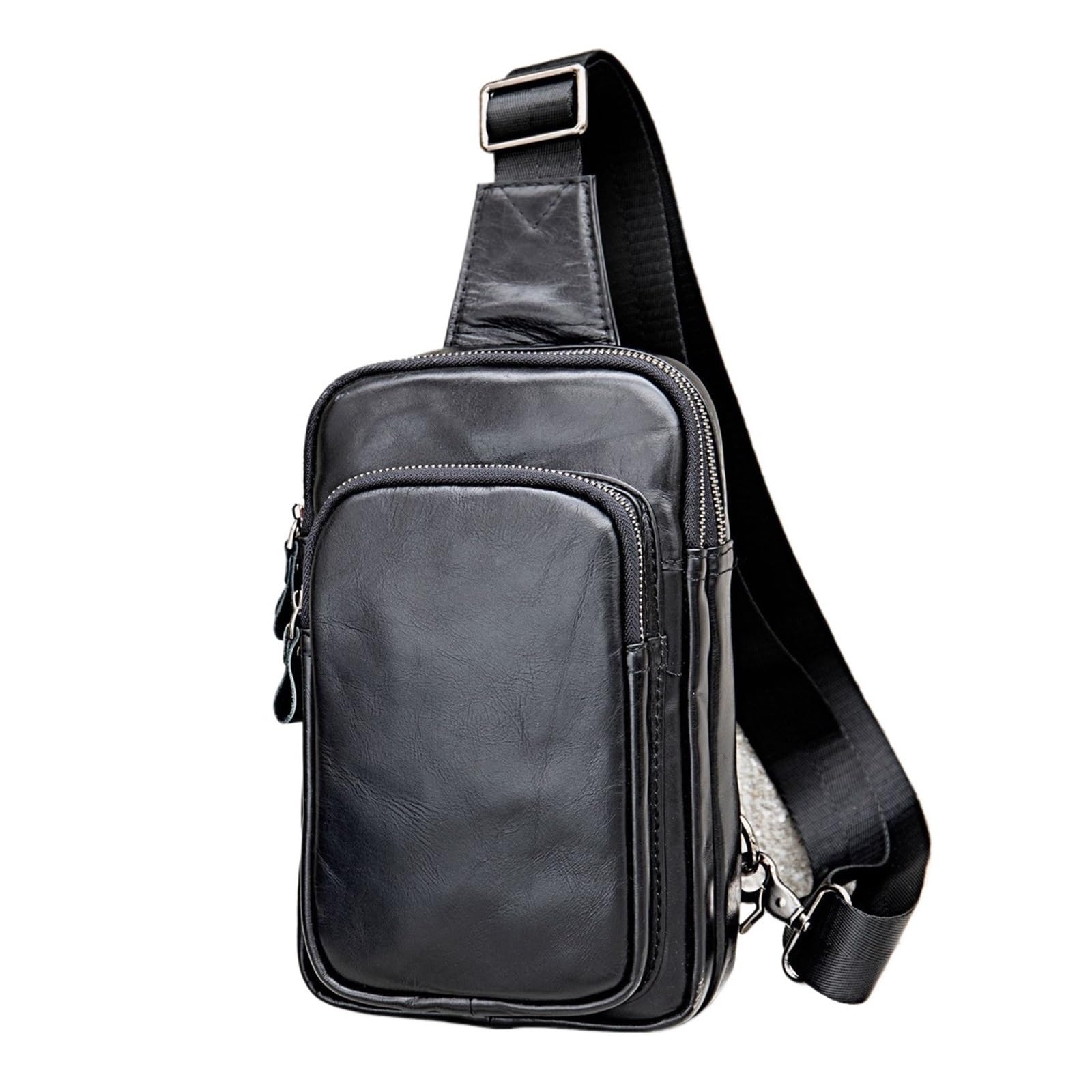 Sac de poitrine en cuir anti-encombrement pour sécuriser vos affaires