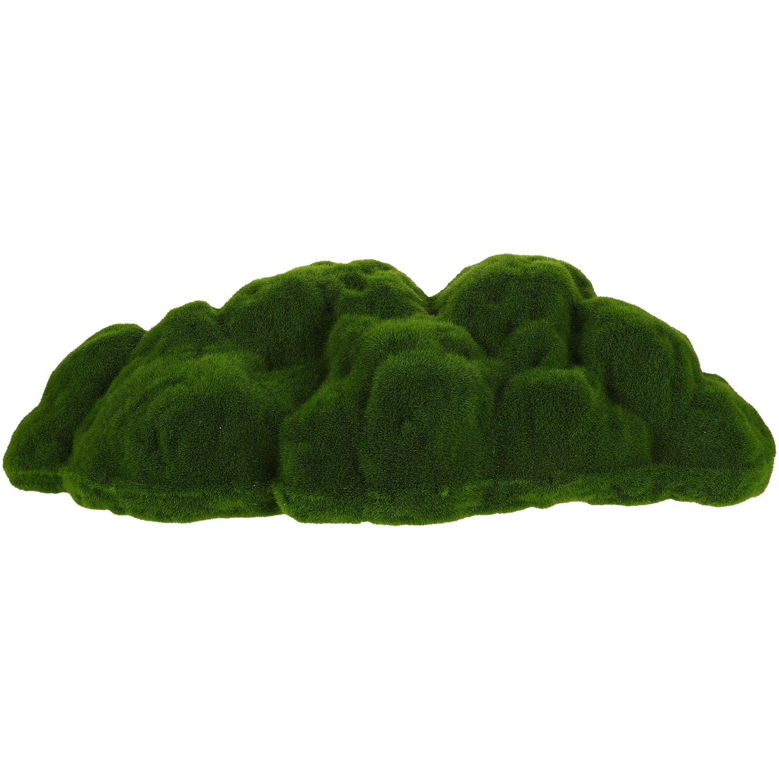 Uonlytech Roca Artificial de Musgo Verde de Espuma Forma de Montaña