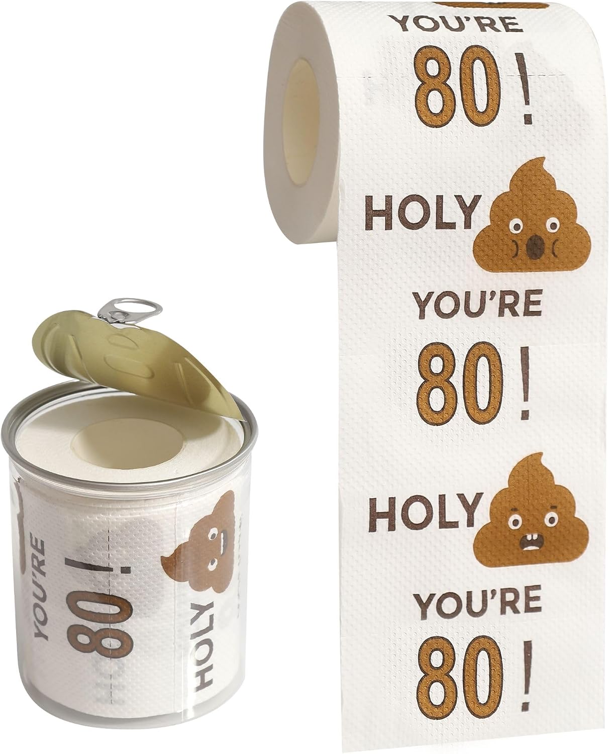 Happy 40th Birthday Toilet Paper Roll 3-Ply Funny Birthday Gifts for Men and Women Novelty for Birthday Party Decorations Forty 40 Party Supplies (40th Years)